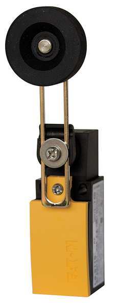 Limit Switch, Roller Lever, Rotary, 1NC/1NO, 4A @ 400V AC