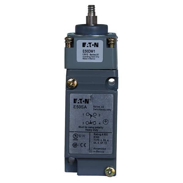 Heavy Duty Limit Switch, Wobble Stick, 1NC/1NO, 10A @ 600V AC