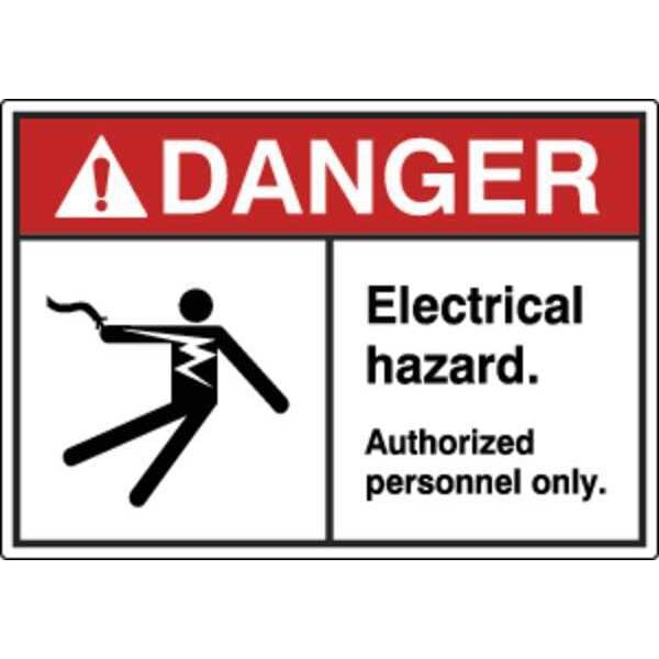 Label, Electrical Hazard, 3-1/2 in. H, PK5, HWL-535-708-5PK