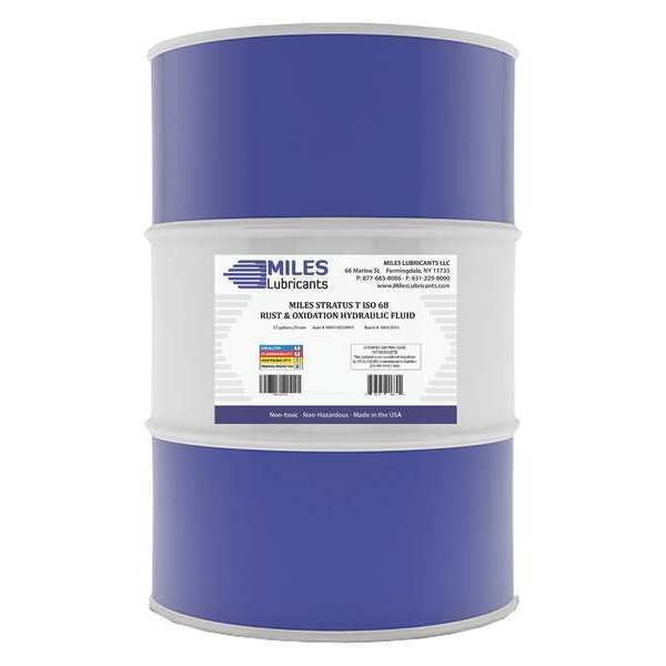 55 gal Rust and Oxidation Oil Drum 68 ISO Viscosity, 20W SAE, Amber