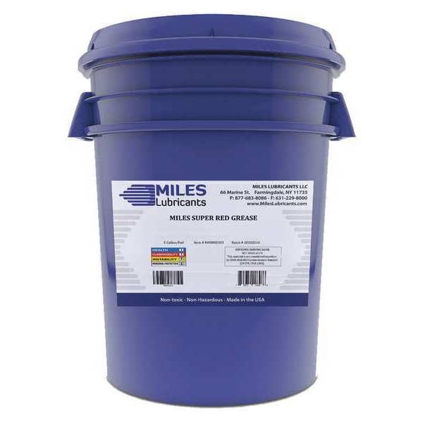 35 lb Multipurpose Grease Pail Red