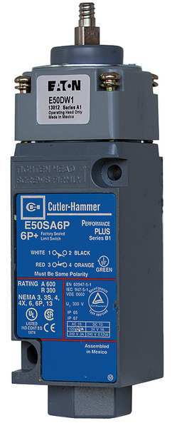 Heavy Duty Limit Switch, Wobble Stick, 2NC/2NO, 10A @ 600V AC
