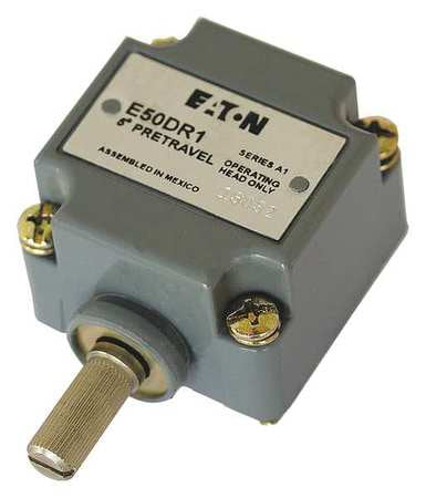 Cutler-Hammer Lmt Switch Hd, Rotary Lvr, Side, .63 In, 10A