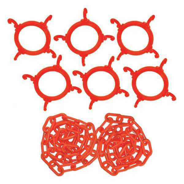 Cone Chain Connector Kit - Orange (50 ft. of 2