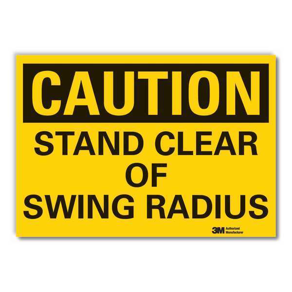 Caution Sign, 7 in Height, 10 in Width, Reflective Sheeting, Vertical Rectangle, English