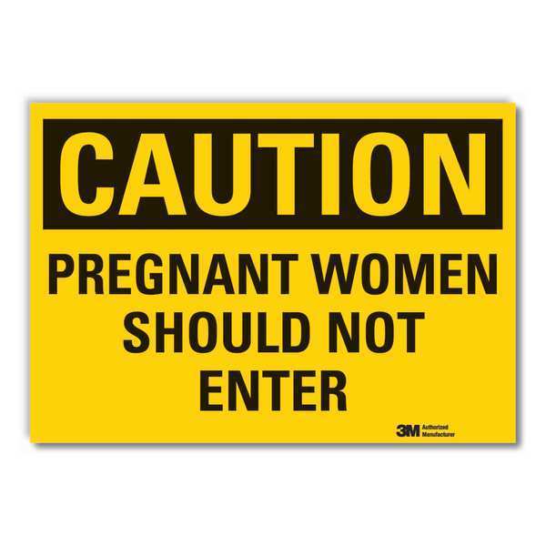 Accident Prevention Caution Reflective Label, 7 in Height, 10 in Width, Reflective Sheeting
