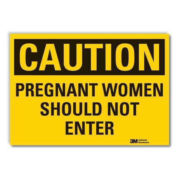 Accident Prevention Caution Reflective Label, 3 1/2 in Height, 5 in Width, Reflective Sheeting