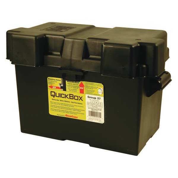 Battery Box, Black, 16-7/64