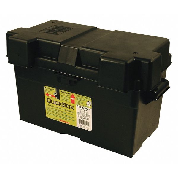 Battery Box, Black, 17-3/4