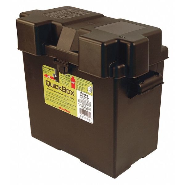 Battery Box, Black, 13-1/2
