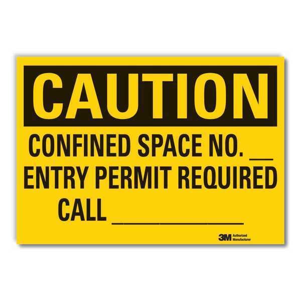 Caution Sign, 10 in H, Vinyl