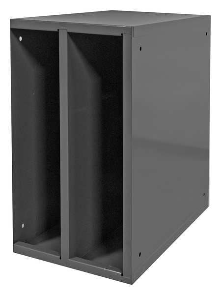 18 ga. Cold Rolled Steel Storage Cabinet, 13-3/4 in W, 24 in H, Stationary