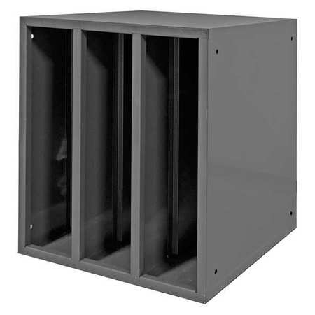 18 ga. Cold Rolled Steel Storage Cabinet, 21-1/2 in W, 24 in H, Stationary