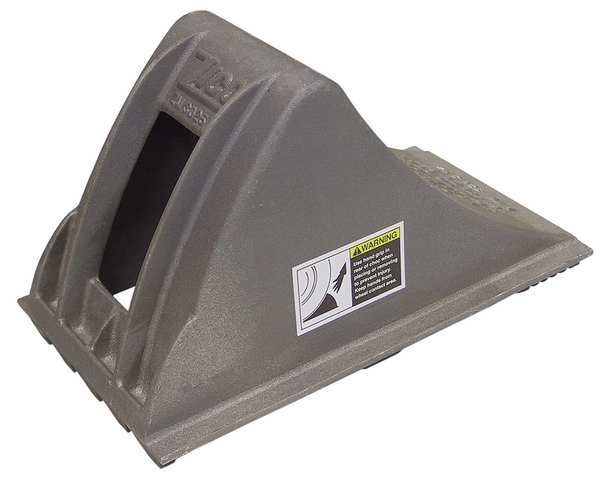 Wheel Chock, 8-1/2 In H, Aluminum