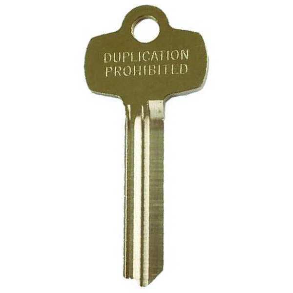 Key Blank, Standard, K Keyway, 1/2in.