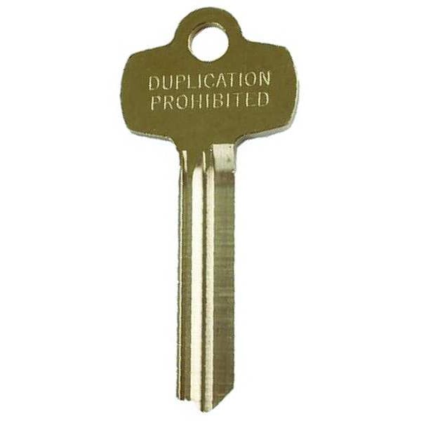 Key Blank, Standard, H Keyway, 1/2in.
