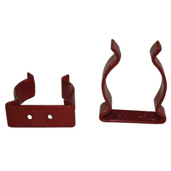 Standard Spring Clip, PK2, Color: Red