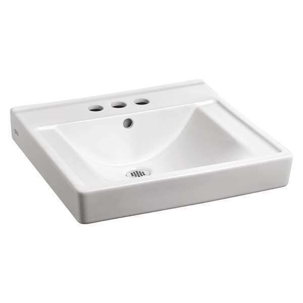 Lavatory Sink, 3 Holes, with Rear Overflow
