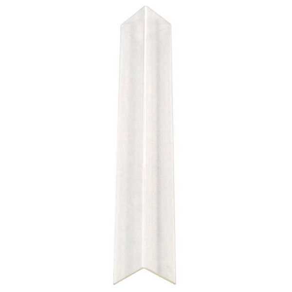 Corner Guard, Smooth, Clear, 90 Deg., 1-1/8
