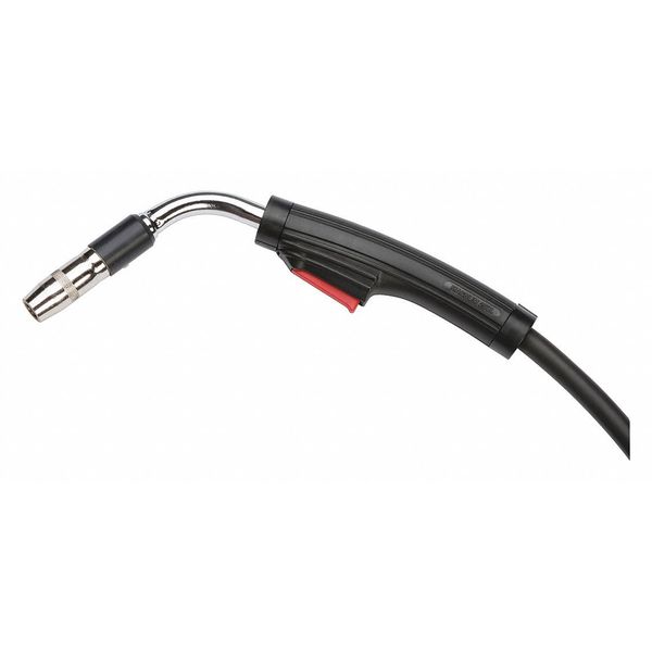 MIG Welding Gun, 250A, 15Ft., Curved Handle