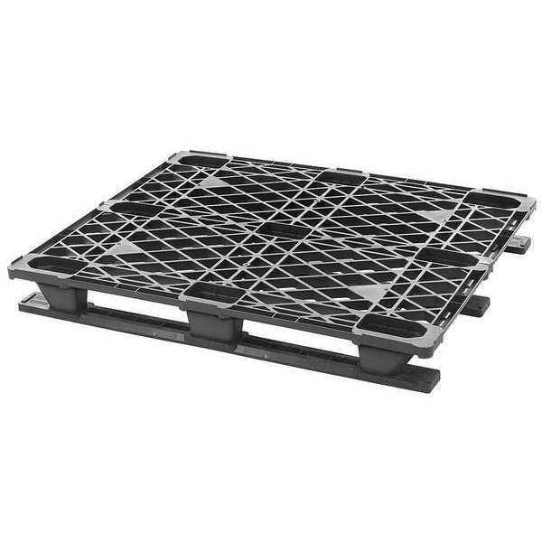 Recycled High Density Polyethylene Pallet, 48 in L, 40 in W, 5 5/8 in H
