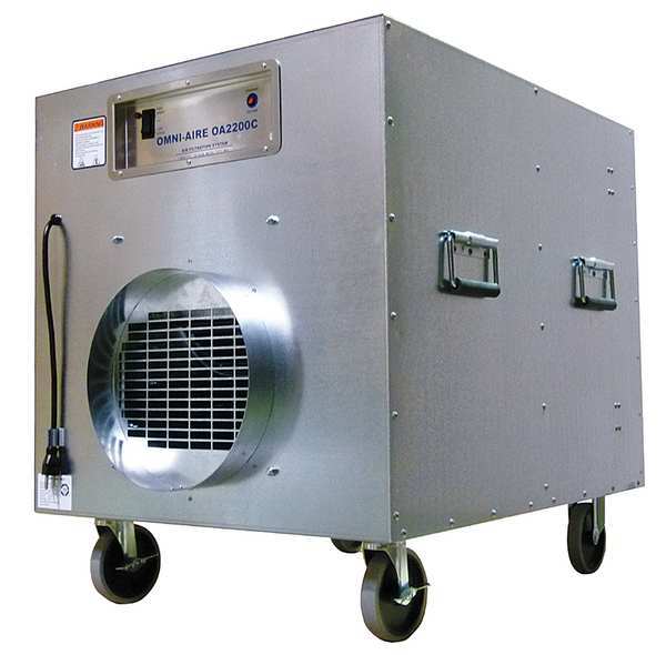 Negative Air Machine, 24 in x 24 in, HEPA