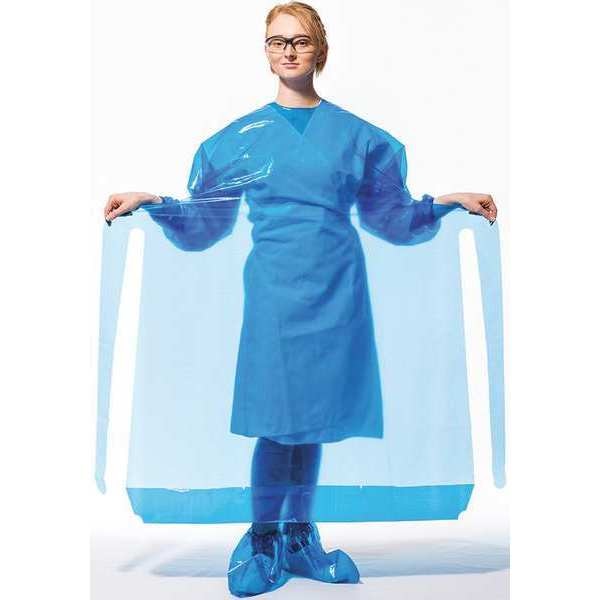 Gown, Blue, Necktie, 45