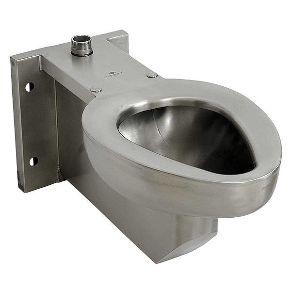 Toilet, Wall, Satin, Stainless Steel