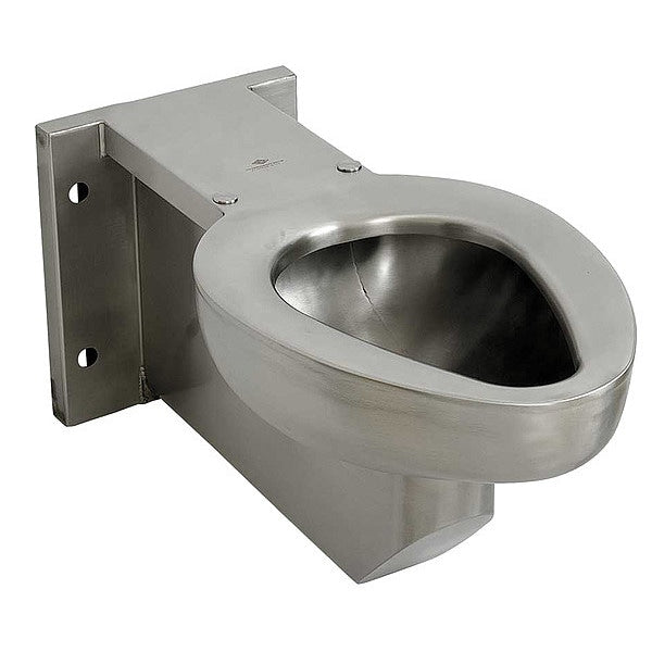 Toilet, Wall, Satin, Stainless Steel