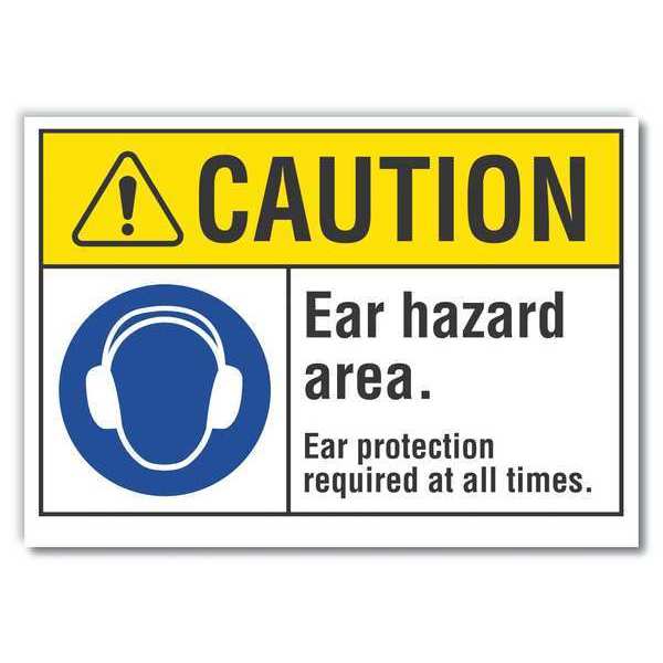 Sign, Self-Adhesive Vinyl, 3-1/2 in. H, LCU3-0052-RD_5x3.5