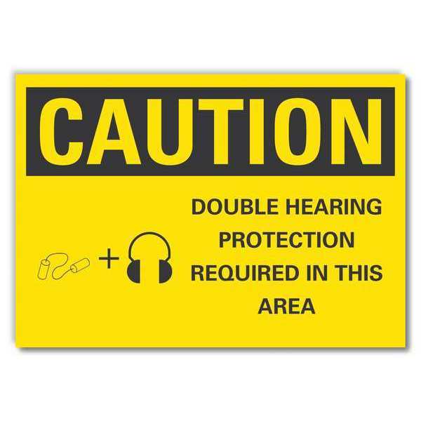 Sign, Self-Adhesive Vinyl, 3-1/2 in. H, LCU3-0155-RD_5x3.5
