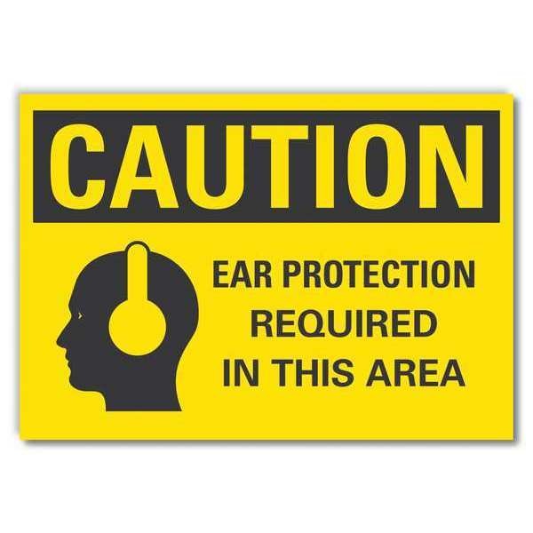 Sign, Self-Adhesive Vinyl, 3-1/2 in. H, LCU3-0158-RD_5x3.5