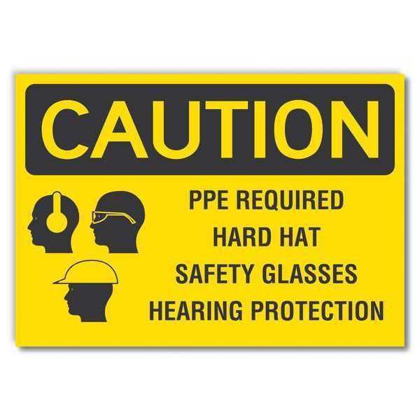 Sign, Self-Adhesive Vinyl, 3-1/2 in. H, LCU3-0187-RD_5x3.5