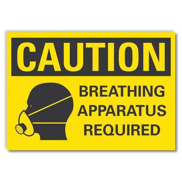 Sign, Self-Adhesive Vinyl, 3-1/2 in. H