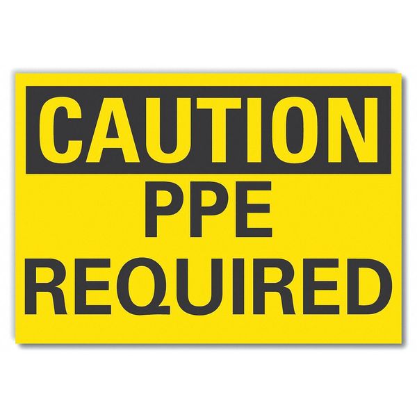 Sign, Self-Adhesive Vinyl, 3-1/2 in. H, LCU3-0217-RD_5x3.5