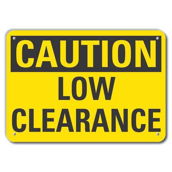 Caution Sign, Recycled Aluminum, 10 in. H, LCU3-0225-RA_14x10