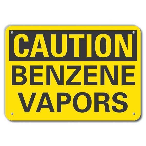 Caution Sign, 10 in H, 14 in W, Plastic, Horizontal Rectangle, English, LCU3-0228-NP_14x10