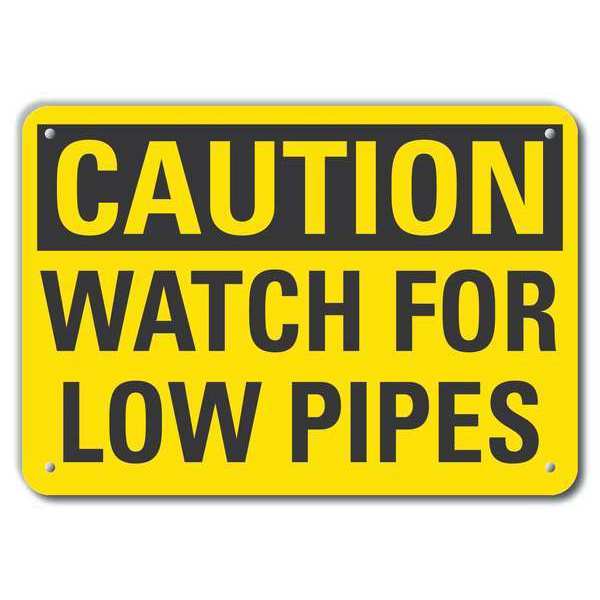 Caution Sign, Recycled Aluminum, 7 in. H, LCU3-0258-RA_10x7