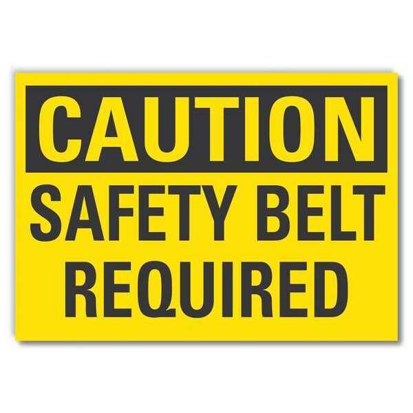 Sign, Self-Adhesive Vinyl, 3-1/2 in. H