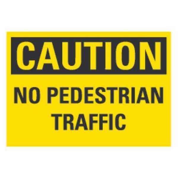 Caution Sign, 10 in H, 14 in W, Reflective Sheeting, Horizontal Rectangle, LCU3-0279-RD_14x10