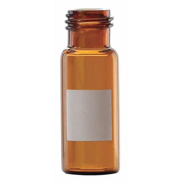Vial, 1.8mL, Amber, Writing Patch, PK1000