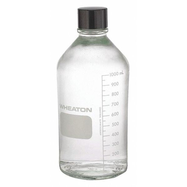 Media Bottle, 1000mL, 231mm H, PK24