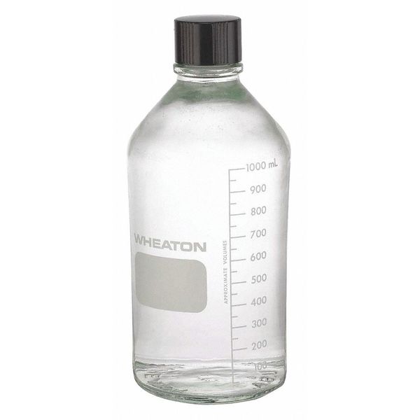 Media Bottle, 1000mL, 231mm H, PK24