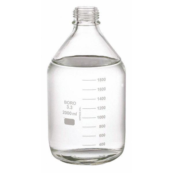 Media Bottle, 2000mL, 261mm H, PK6