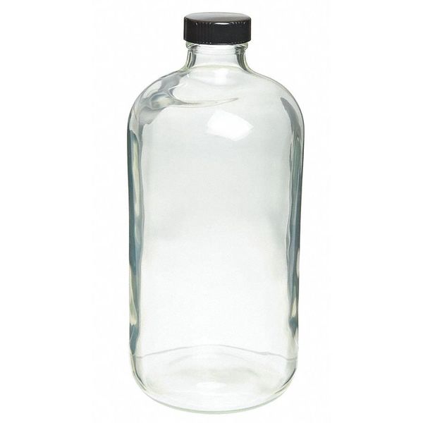 Safety Coated Bottle, 16 oz., 170mm H, PK24