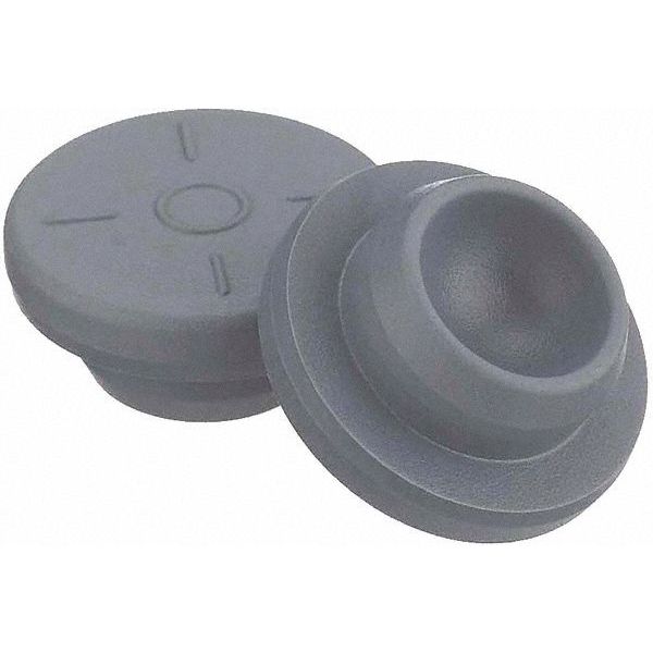 Straight Plug Stopper, Gray, PK1000