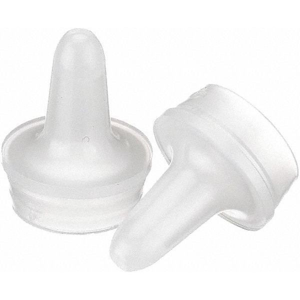 Control Dropper Tip, LDPE, White Clr, PK100