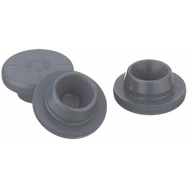 Straight Plug Stopper, Gray, PK1000