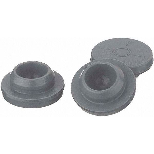 Straight Plug Stopper, Gray, PK1000