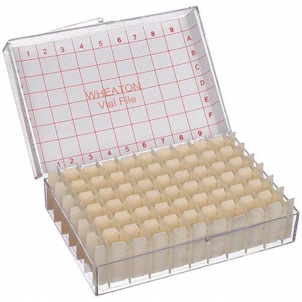 Vial Store Case, Holds 54 Test Tubes, PK6